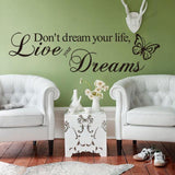 Art Words Quote Wall Sticker - Worldwide Prime