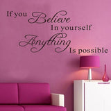 Art Words Quote Wall Sticker - Worldwide Prime