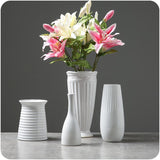 Classic White Ceramic Vase - Worldwide Prime