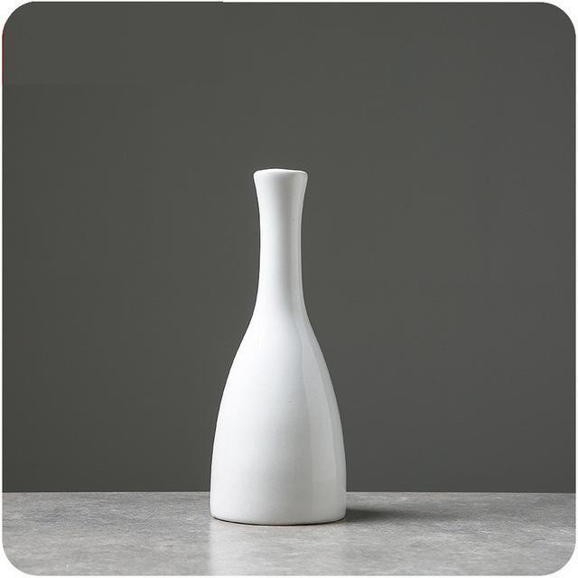 Classic White Ceramic Vase - Worldwide Prime