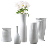 Classic White Ceramic Vase - Worldwide Prime