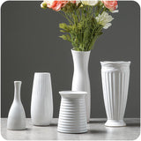 Classic White Ceramic Vase - Worldwide Prime