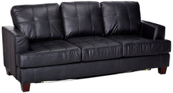 Coaster Samuel Transitional Sleeper Sofa, Black - Worldwide Prime