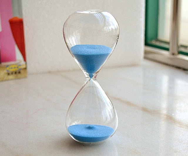Colorful Sand Glass Hourglass Clock Timer 15 minutes - Worldwide Prime