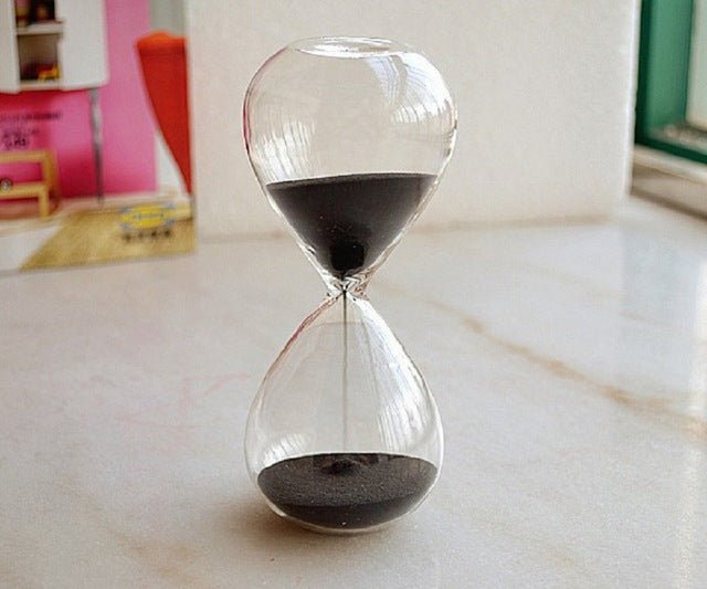 Colorful Sand Glass Hourglass Clock Timer 15 minutes - Worldwide Prime