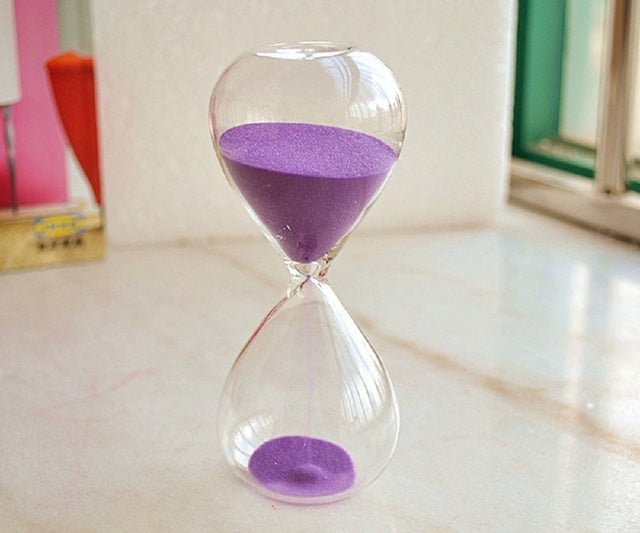Colorful Sand Glass Hourglass Clock Timer 15 minutes - Worldwide Prime