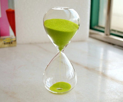 Colorful Sand Glass Hourglass Clock Timer 15 minutes - Worldwide Prime