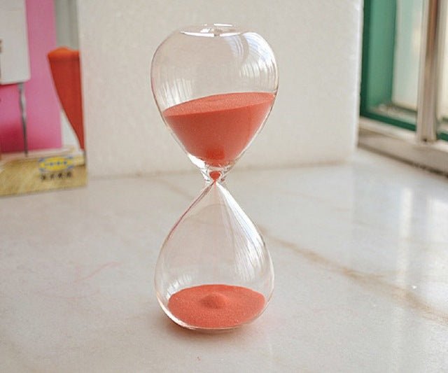 Colorful Sand Glass Hourglass Clock Timer 15 minutes - Worldwide Prime