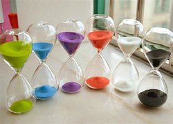 Colorful Sand Glass Hourglass Clock Timer 15 minutes - Worldwide Prime