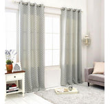 Dot green sheer linen curtains - Worldwide Prime