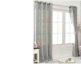 Dot green sheer linen curtains - Worldwide Prime