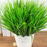 Green Grass Artificial Plants For Plastic Flowers - Worldwide Prime