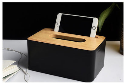 Modern Black Color Tissue Containers - Worldwide Prime