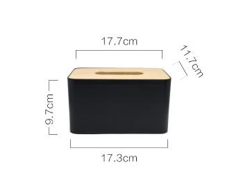 Modern Black Color Tissue Containers - Worldwide Prime