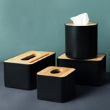 Modern Black Color Tissue Containers - Worldwide Prime