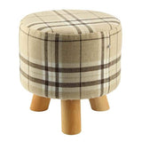 Modern Luxury Upholstered Footstool - Worldwide Prime