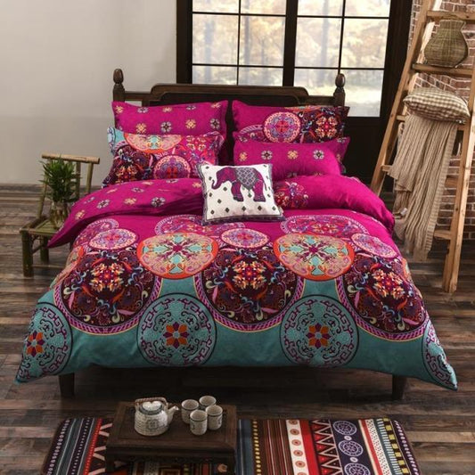 Oriental Mandala Bedding Set 3pcs - Worldwide Prime