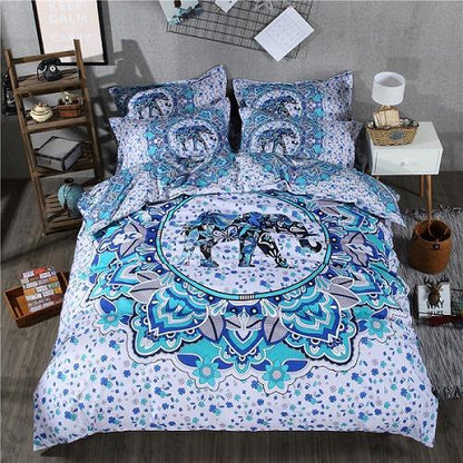 Oriental Mandala Bedding Set 3pcs - Worldwide Prime