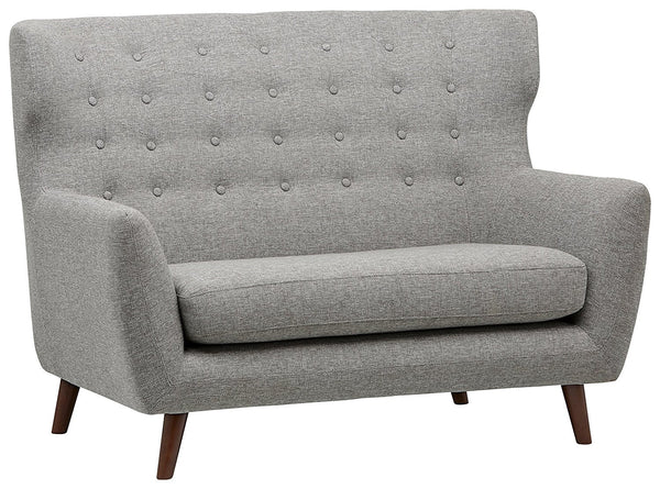 Rivet Hawthorne Mid-Century Tufted Modern Settee, 57