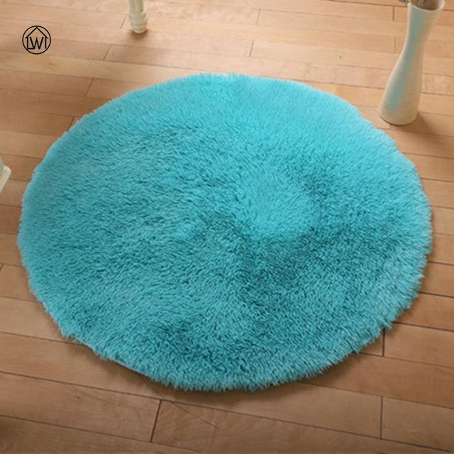 Soft Fluffy Thick Velvet Round Carpet - Worldwide Prime