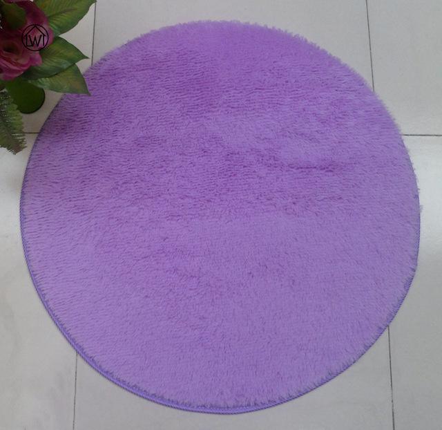 Soft Fluffy Thick Velvet Round Carpet - Worldwide Prime