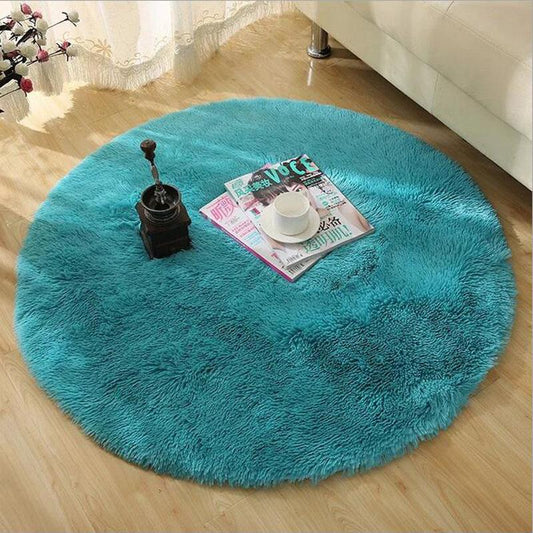 Soft Fluffy Thick Velvet Round Carpet - Worldwide Prime