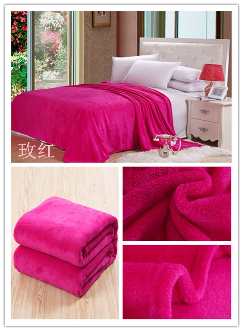 Solid fleece blankets - Worldwide Prime