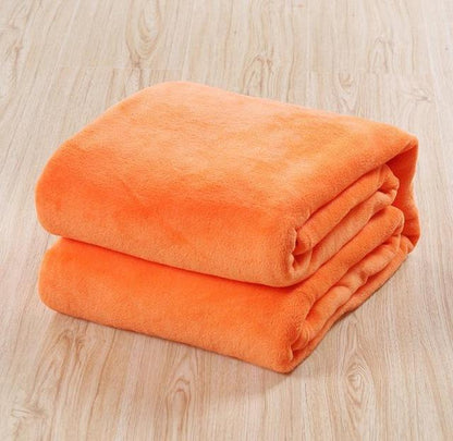 Solid fleece blankets - Worldwide Prime