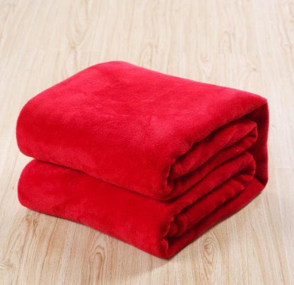 Solid fleece blankets - Worldwide Prime