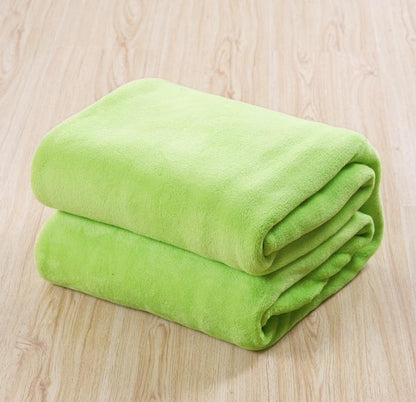 Solid fleece blankets - Worldwide Prime