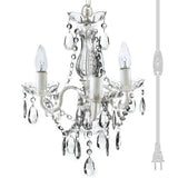 The Original Gypsy Color 4 Light Small Crystal Chandelier for H 17.5" x W 15" - Worldwide Prime