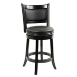 Augusta Counter Height Swivel Stool, 24-Inch, Cappuccino