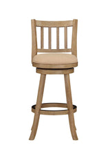 Augusta Counter Height Swivel Stool, 24-Inch, Cappuccino