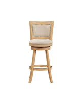 Augusta Counter Height Swivel Stool, 24-Inch, Cappuccino