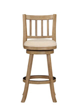 Augusta Counter Height Swivel Stool, 24-Inch, Cappuccino